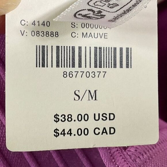 NWT Anthropologie Mauve Ribbed Long Sleeve Cropped Cardigan Size XXS/XS - Picture 8 of 14